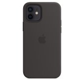 Apple Silicone Case 1:1 for iPhone 12 Mini with MagSafe Black