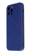 Glass+TPU Matte Case for iPhone 12 Pro Blue