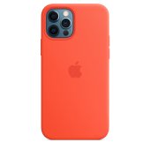 Apple Silicone Case 1:1 for iPhone 12 Pro Max Electric Orange