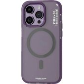 Blueo Dual Color Phone Case for iPhone 14 Pro with MagSafe Purple