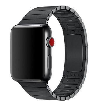 Link Bracelet For Apple Watch 42/44/45/46 mm Black