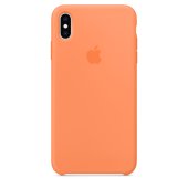 Apple Silicone Case 1:1 for iPhone Xs Max Papaya