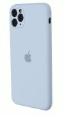 Silicone Case for iPhone 12 Pro Sky Blue (With Camera Lens Protection)