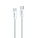 Blueo Braided PD Fast Charging USB-C to USB-C Cable White