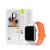 Blueo Magnetic Silicone Watch Band 42/44/45/49 mm White/Orange