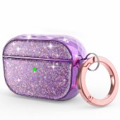 AhaStyle Twinkle Glitter Protection Case for AirPods Pro Lavender Purple