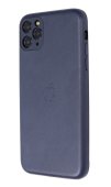 Apple PU Leather Case for iPhone 11 Pro Max Midnight Blue (With Camera Lens Protection)