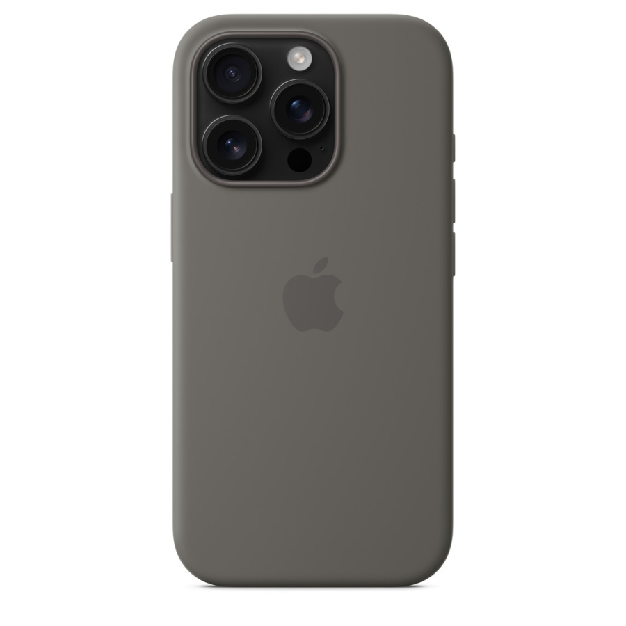 Apple Silicone Case 1:1 for iPhone 16 Pro Max Stone Green