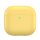 AhaStyle Ultra-Thin Colorful Silicone Case for Airpods 4 Yellow