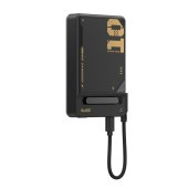 Blueo MF Stand Magnetic Wireless Powerbank (BUILT-IN CABLE) 10000 mAh Black