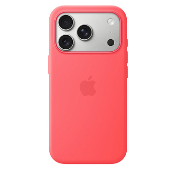 Apple Silicone Case 1:1 for iPhone 17 Pro Max with MagSafe Bright Guava
