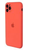 Silicone Case for iPhone 12 Pro Max Orange (With Camera Lens Protection)