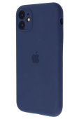 Apple Silicone Case for iPhone 12 Pro Midnight Blue (With Camera Lens Protection)