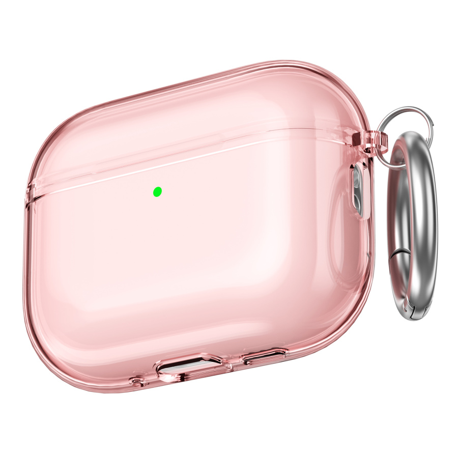 AhaStyle Transparent TPU Case for Airpods Pro 3 Pink
