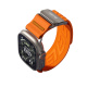 Blueo Trailweave MagLock Quick-Release Band for Apple Watch 42/44/45/46/49 mm Orange