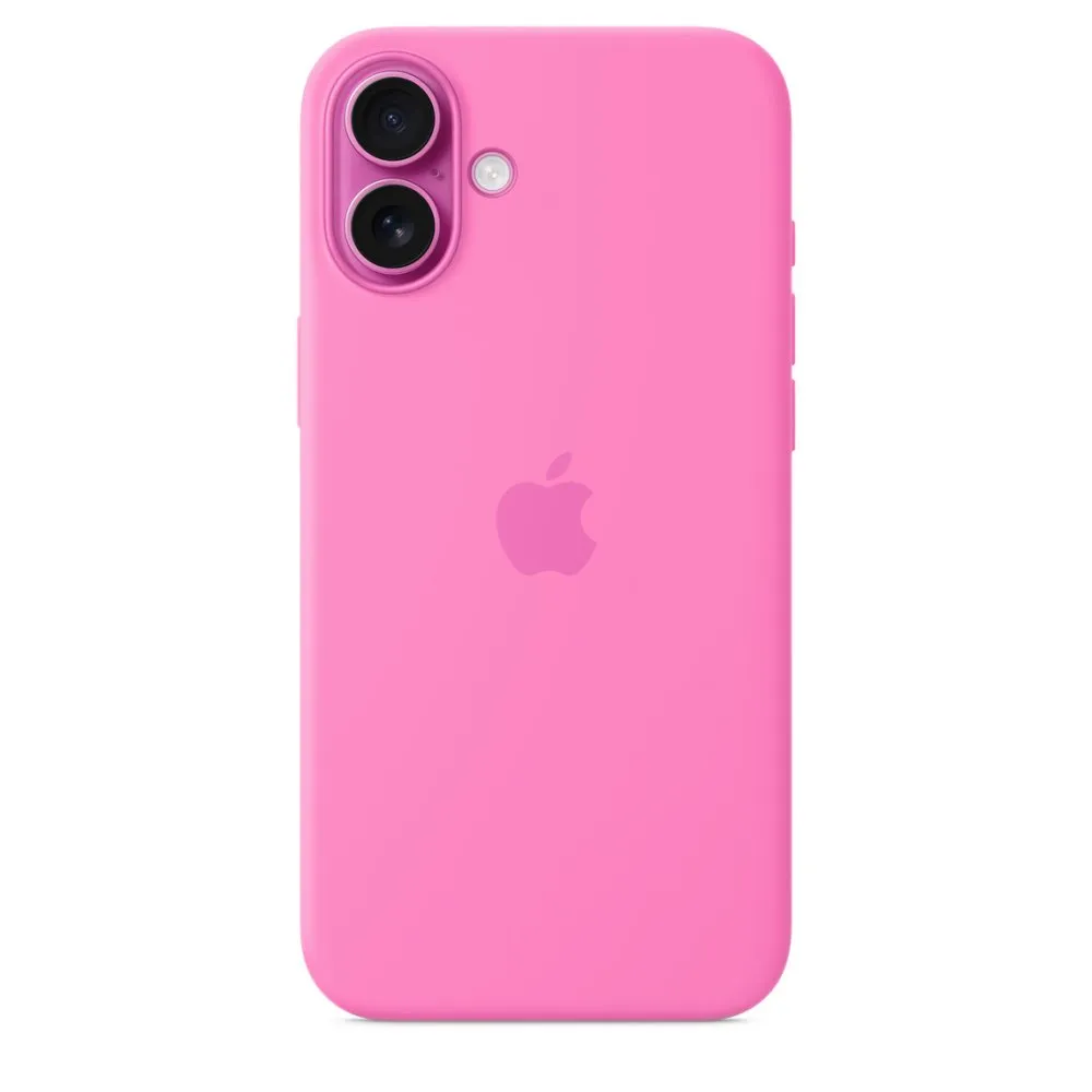 Apple Silicone Case 1:1 for iPhone 16 Plus with MagSafe Peony