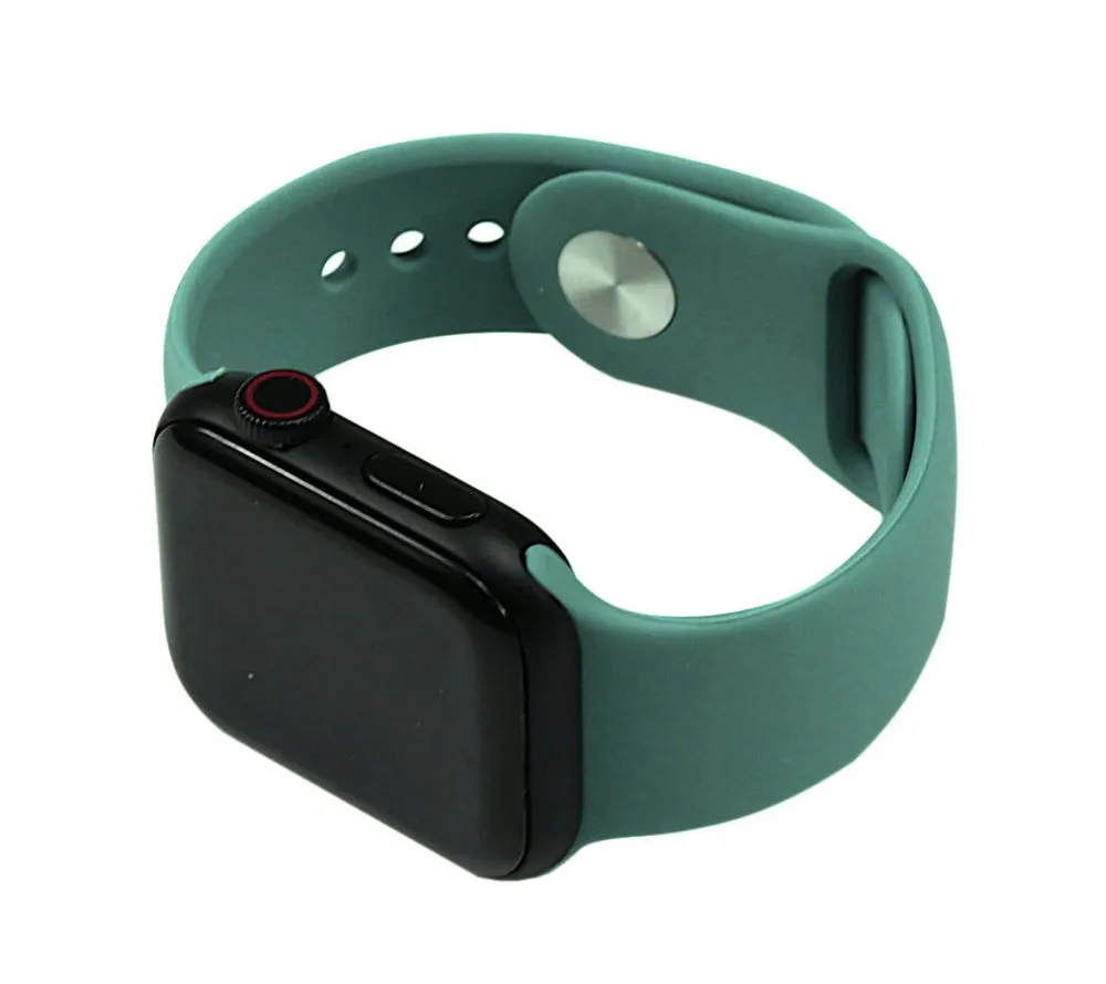 Silicone Watch Band for for Apple Watch 42/44mm S/M Pine Green
