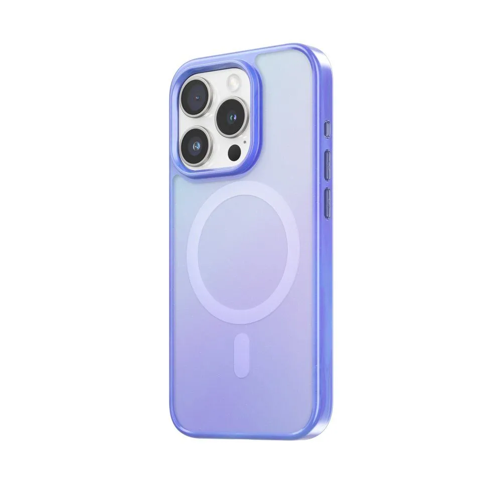 Blueo Aurora Anti-Drop Case for 15 Pro Max with MagSafe Purple