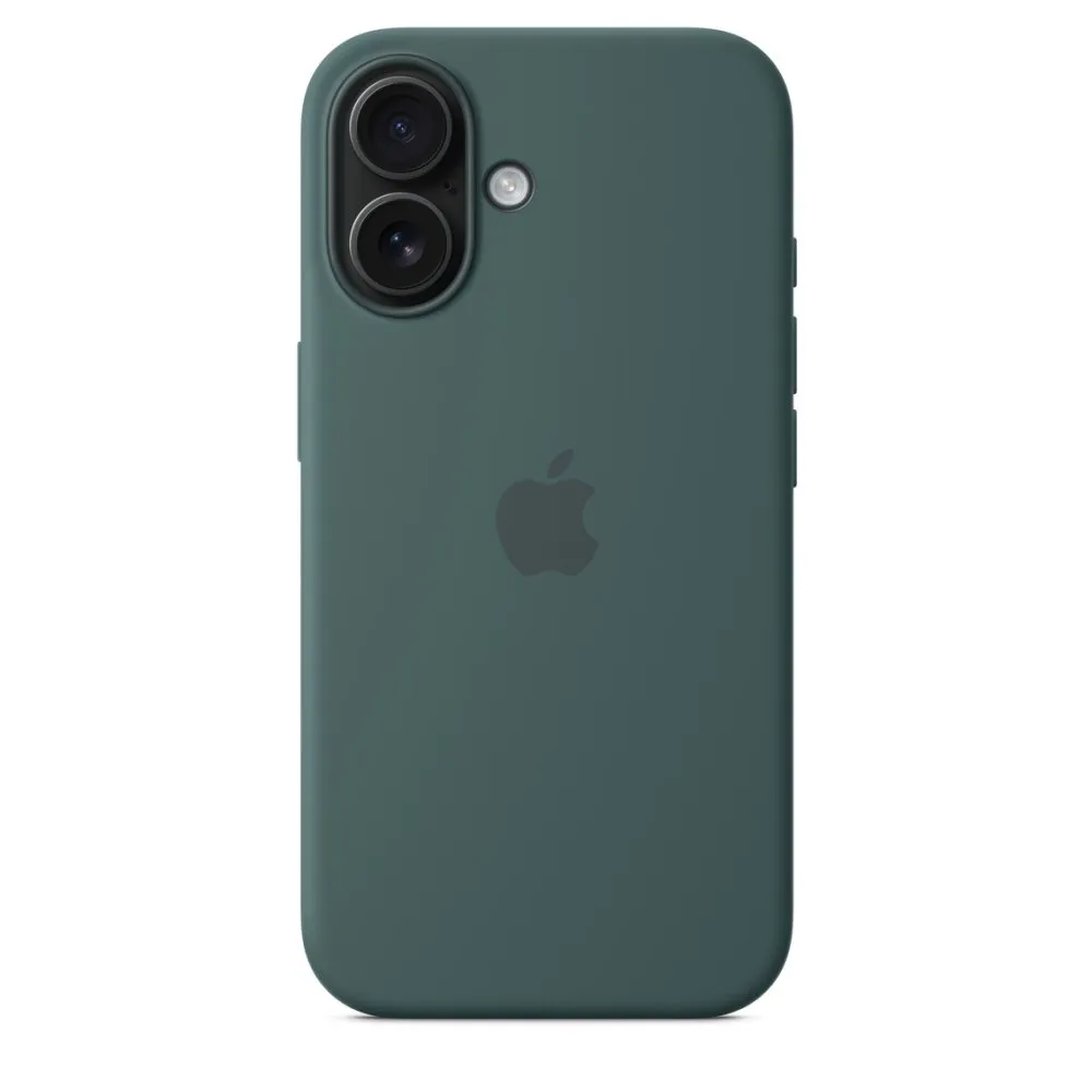 Apple Silicone Case 1:1 for iPhone 16 Lake Green