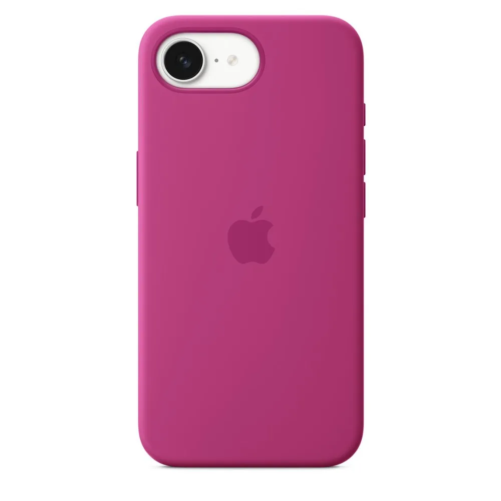 Apple Silicone Case 1:1 for iPhone 16e Fuchsia