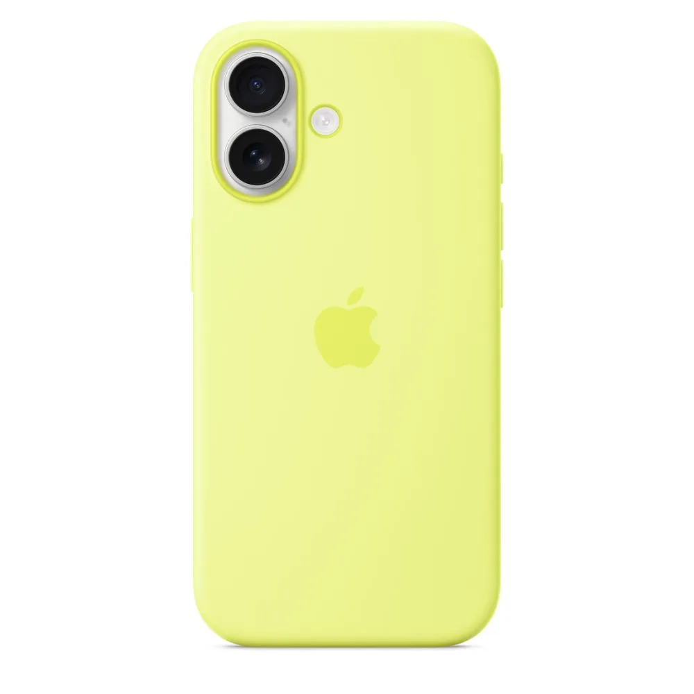 Apple Silicone Case 1:1 for iPhone 17 with MagSafe Neon Yellow
