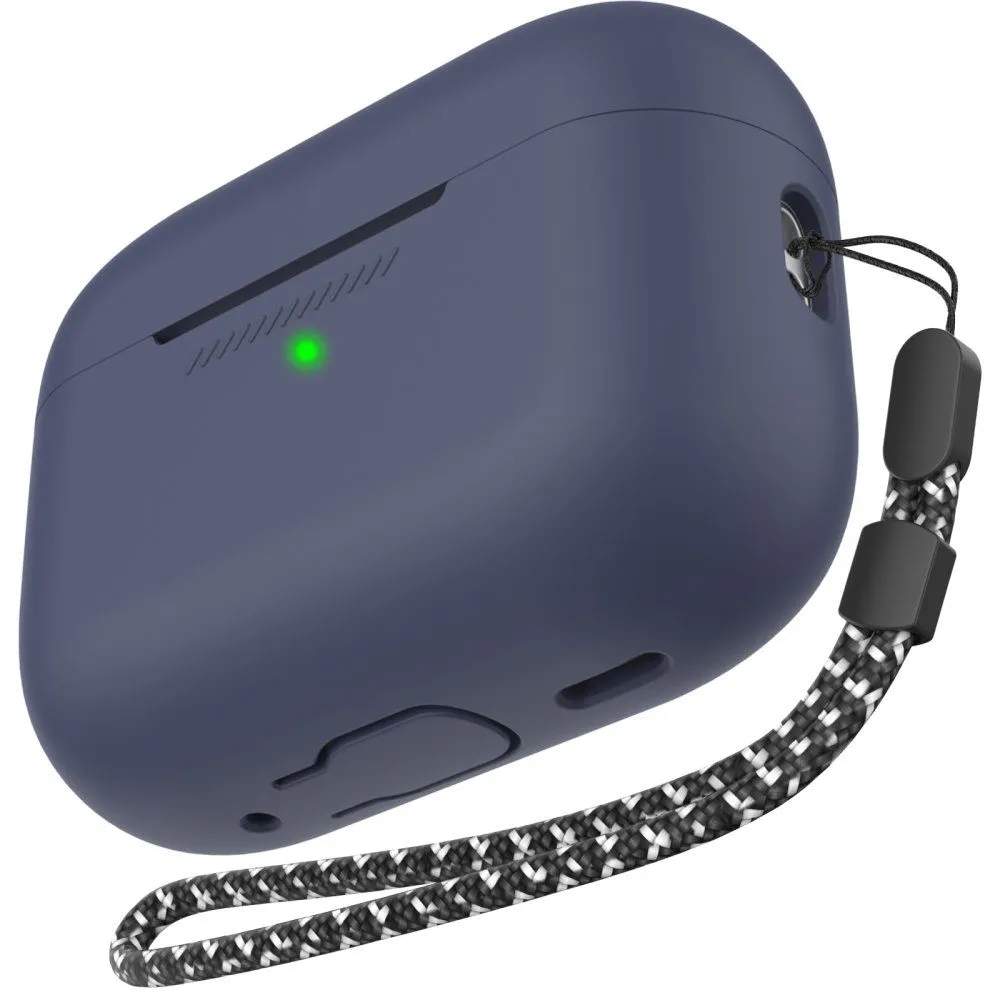 AhaStyle Colorful Silicone Case for Airpods Pro 2 Midnight Blue