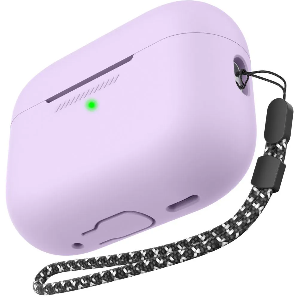 AhaStyle Colorful Silicone Case for Airpods Pro 2 Lavender