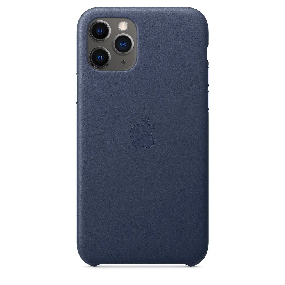 Apple Leather Case 1:1 for iPhone 11 Pro Max Midnight Blue