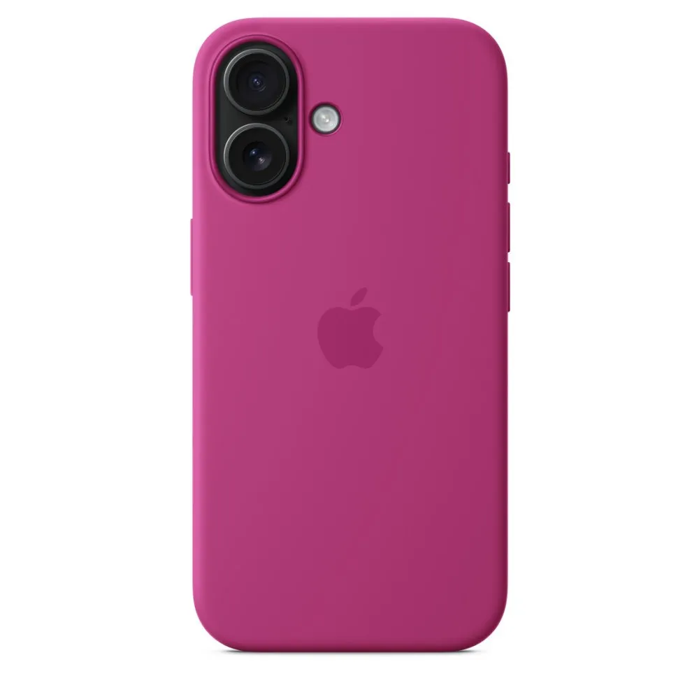 Apple Silicone Case 1:1 for iPhone 16 Fuchsia