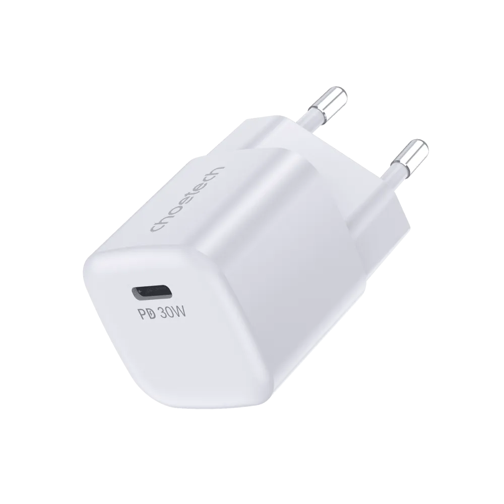Choetech GaN PD 30W USB-C Wall Charger White