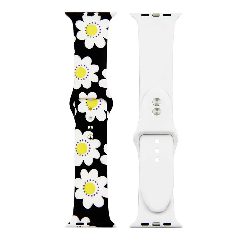 Painted Silicone Watch Band for Apple Watch 42/44mm S/M 27