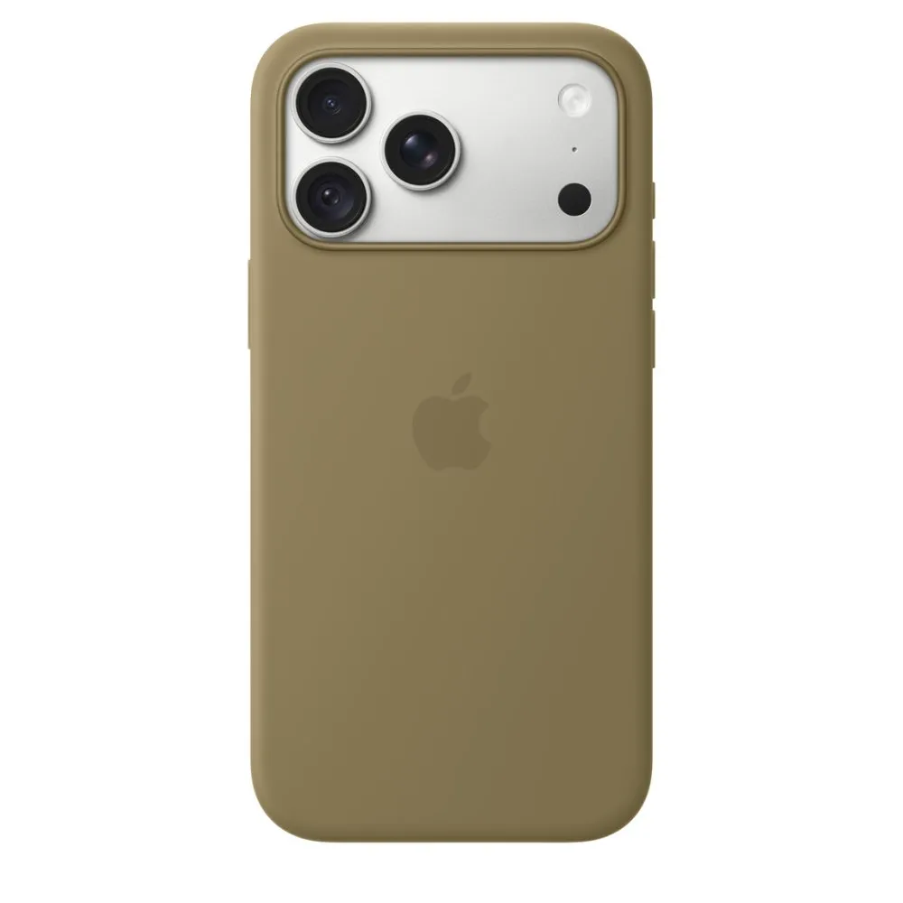 Apple Silicone Case 1:1 for 18 Pro with MagSafe Olive