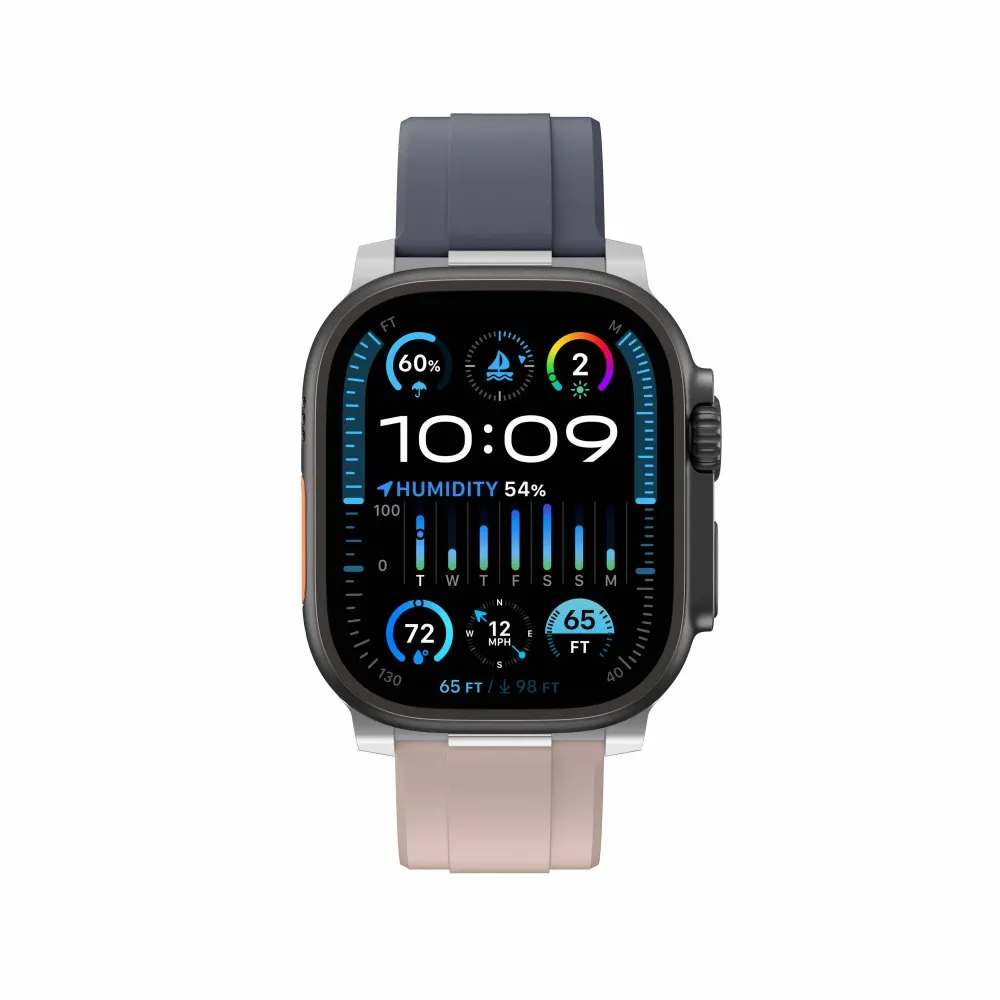 AmazingThing Chrono Band for Apple Watch 42/44/45/46/49 mm Iron Misty Rose/Iron Grey