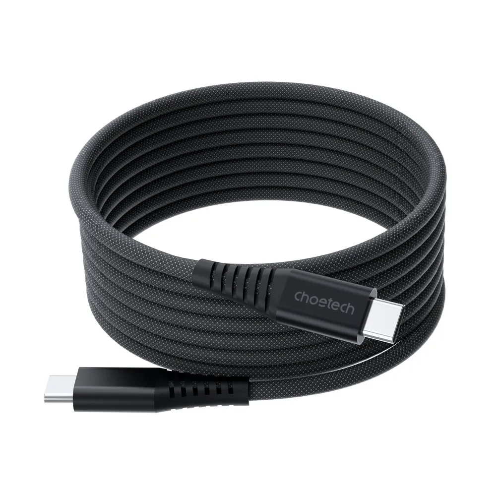 Choetech PD100W USB-C to USB-C 1.8M Magnet Cable¶ Black