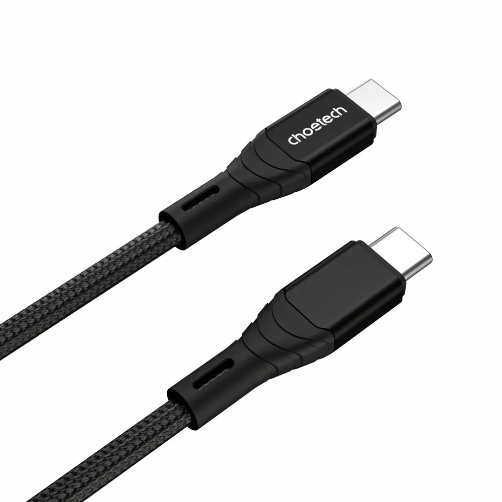 Choetech USB-C PD 100W Nylon Cable (1m) Black