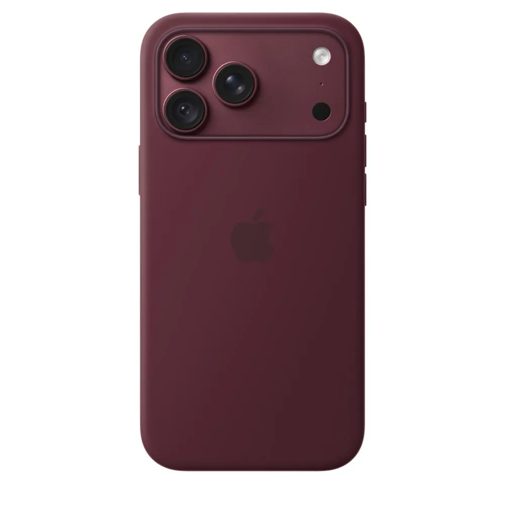 Apple Silicone Case 1:1 for 18 Pro with MagSafe Burgundy