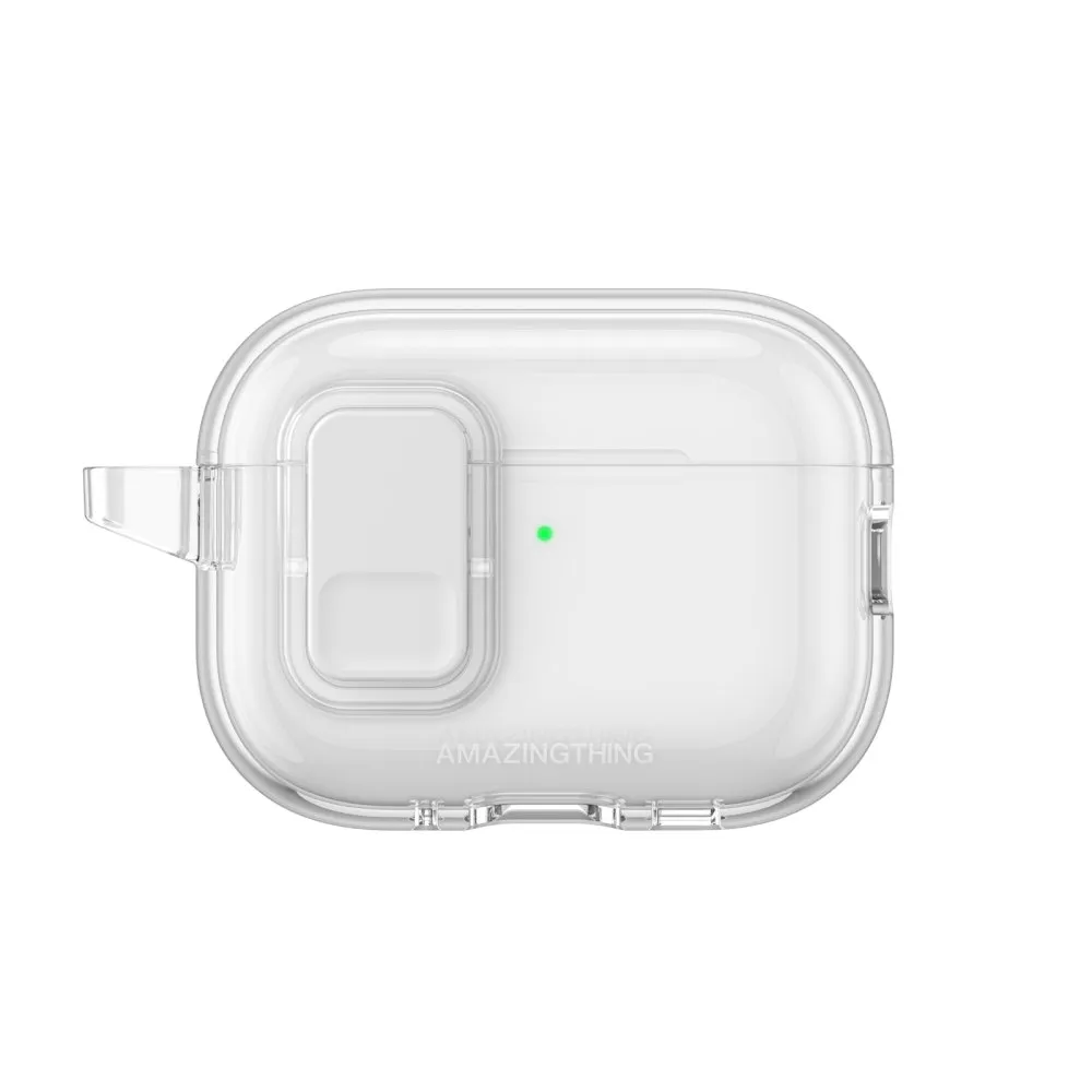 AmazingThing Minimal Click Case for Airpods Pro 3 Clear