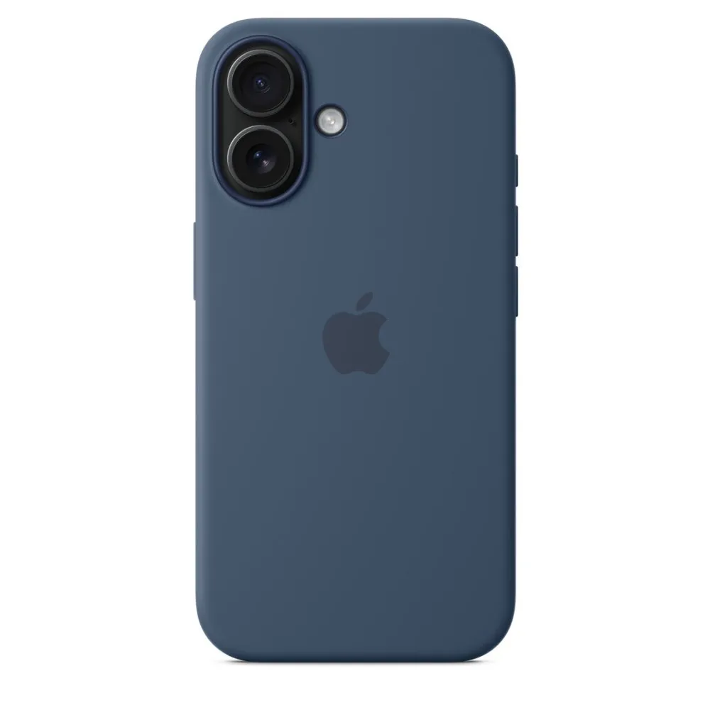 Apple Silicone Case 1:1 for iPhone 16 Denim