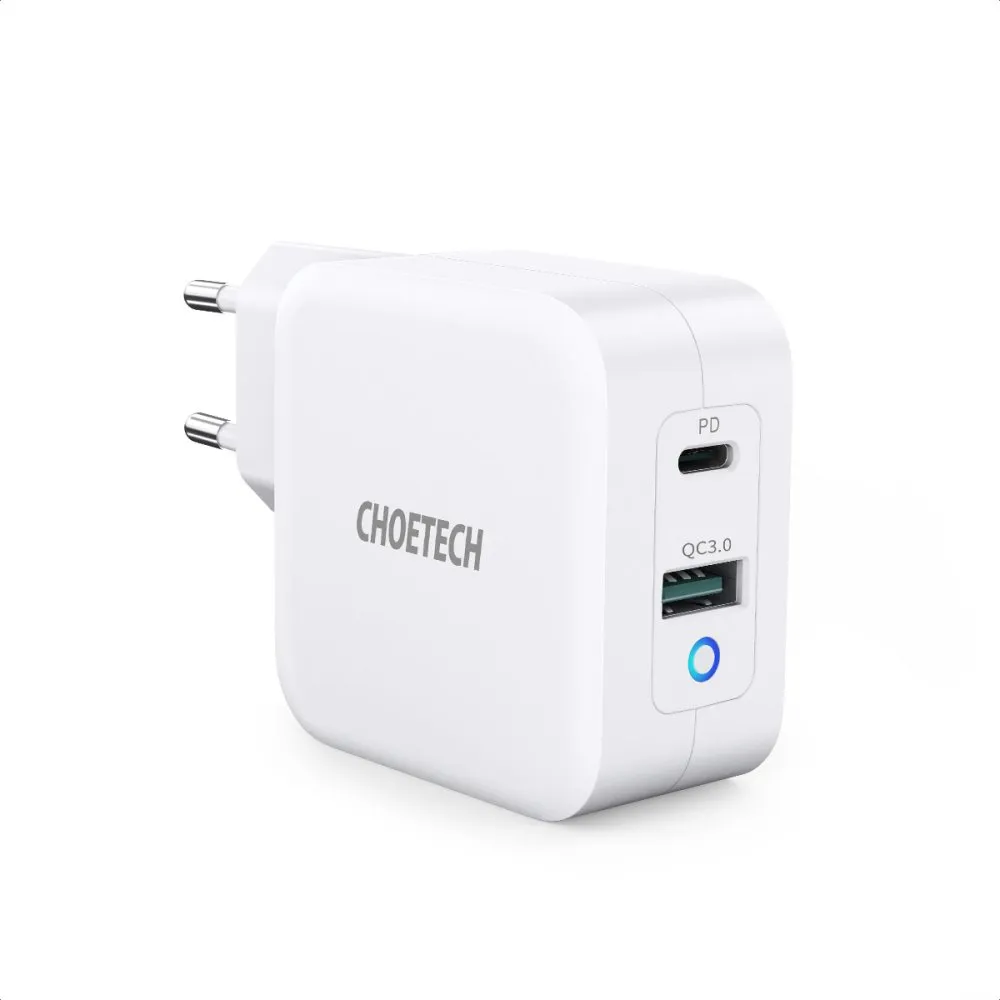 Choetech PD65W GaN Mini Fast Charger White