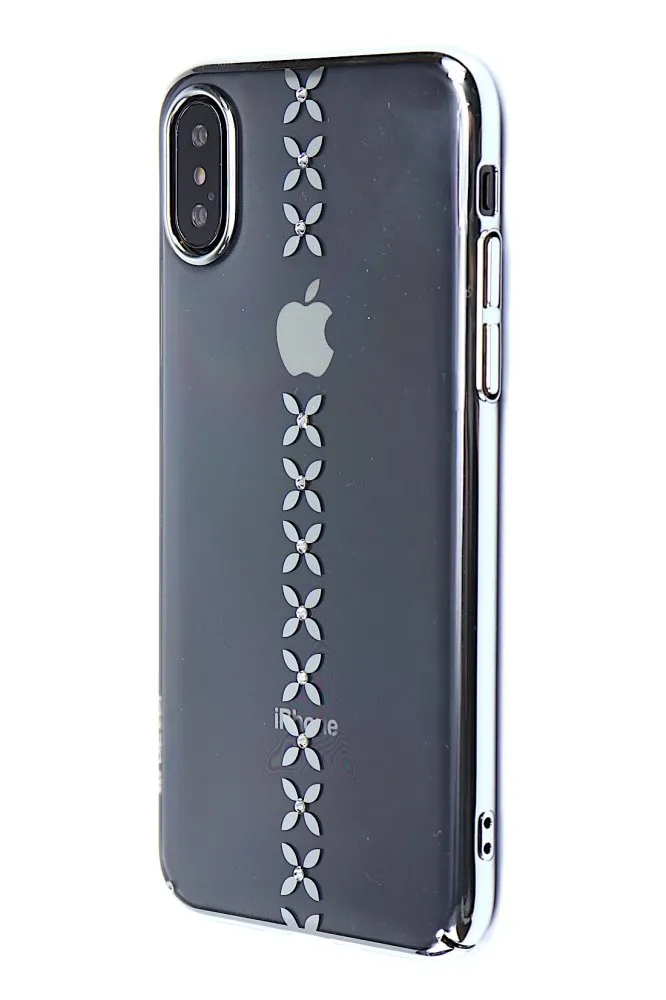 Devia Garland Series Crytal Case for iPhone Xs Max Silvery