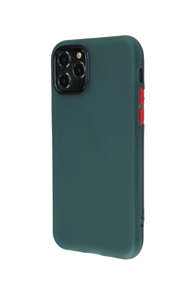 Matte Finishing TPU Case for iPhone 11 Pro Green