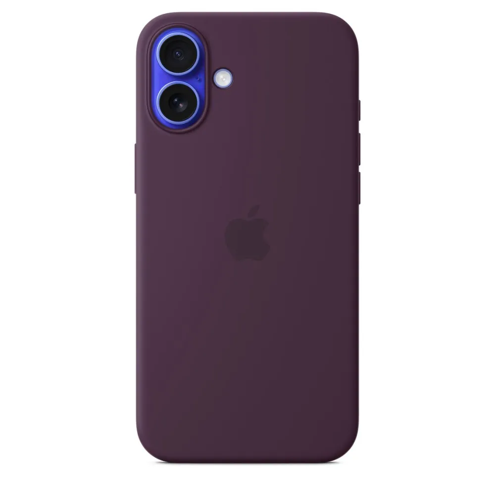Apple Silicone Case 1:1 for iPhone 16 Plus with MagSafe Plum