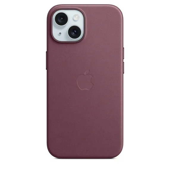 Apple FIneWoven Case 1:1 for iPhone 15 with MagSafe Mulberry