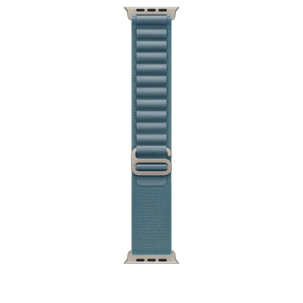Alpine Loop for Apple Watch 42/44/45/46/49 mm Light Blue (Silver buckle)