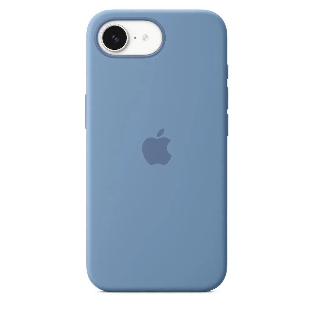 Apple Silicone Case 1:1 for iPhone 16e Winter Blue