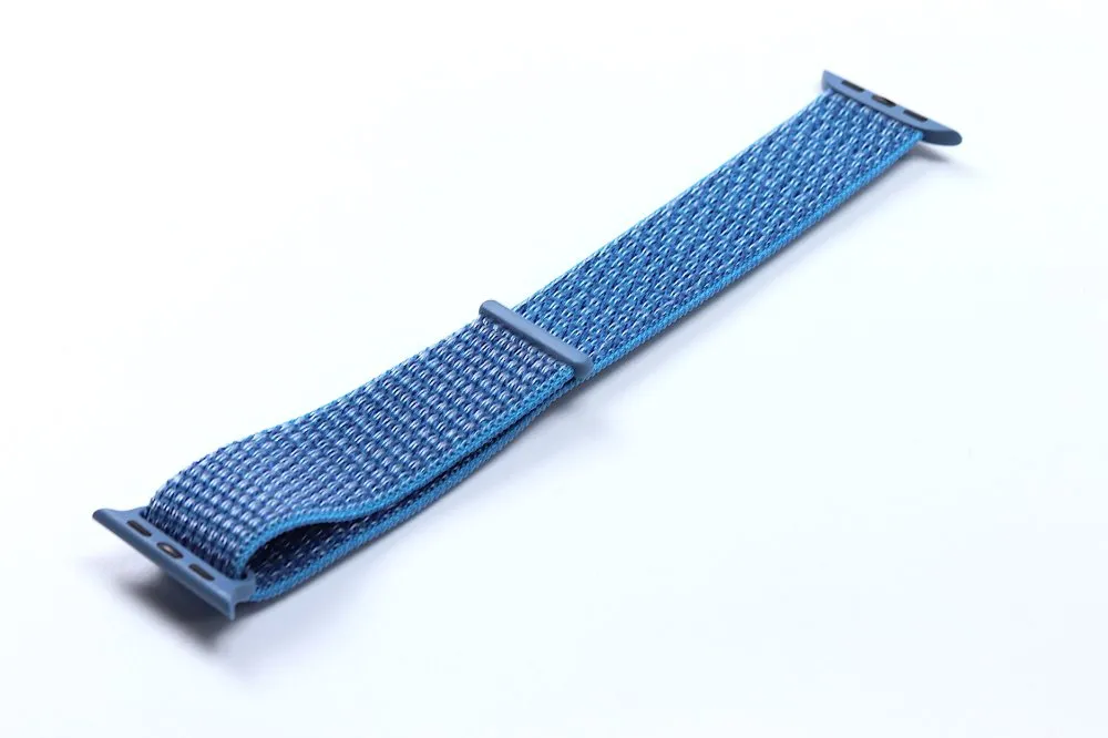 Nylon Sport Loop Band for Apple Watch 42/44 mm Cape Blue