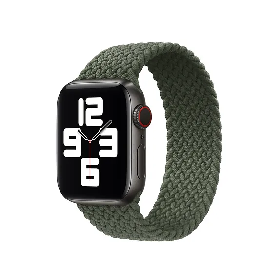 Braided Solo Loop for Apple Watch 42/44mm Inverness Green (L/160mm)