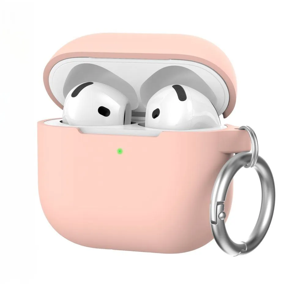 AhaStyle Colorful Silicone Case for Airpods 4 Pink
