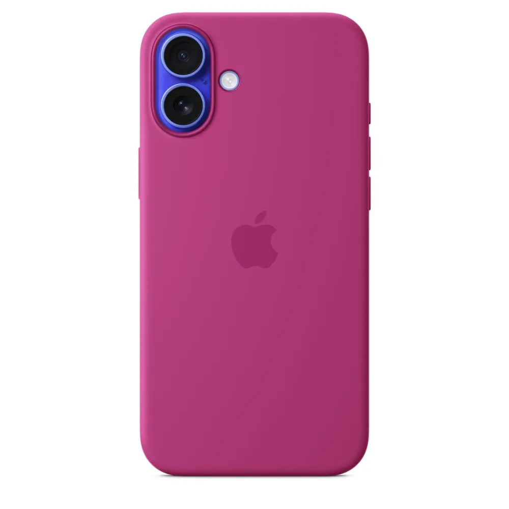 Apple Silicone Case 1:1 for iPhone 16 Plus with MagSafe Fuchsia