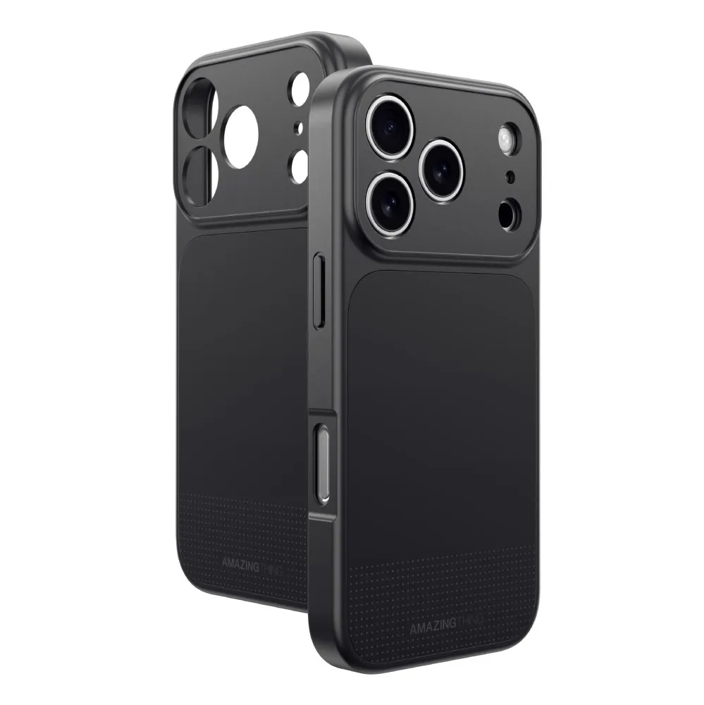 AmazingThing Minimal Minimal Full Cover Case for iPhone 17 Pro Max with MagSafe Black